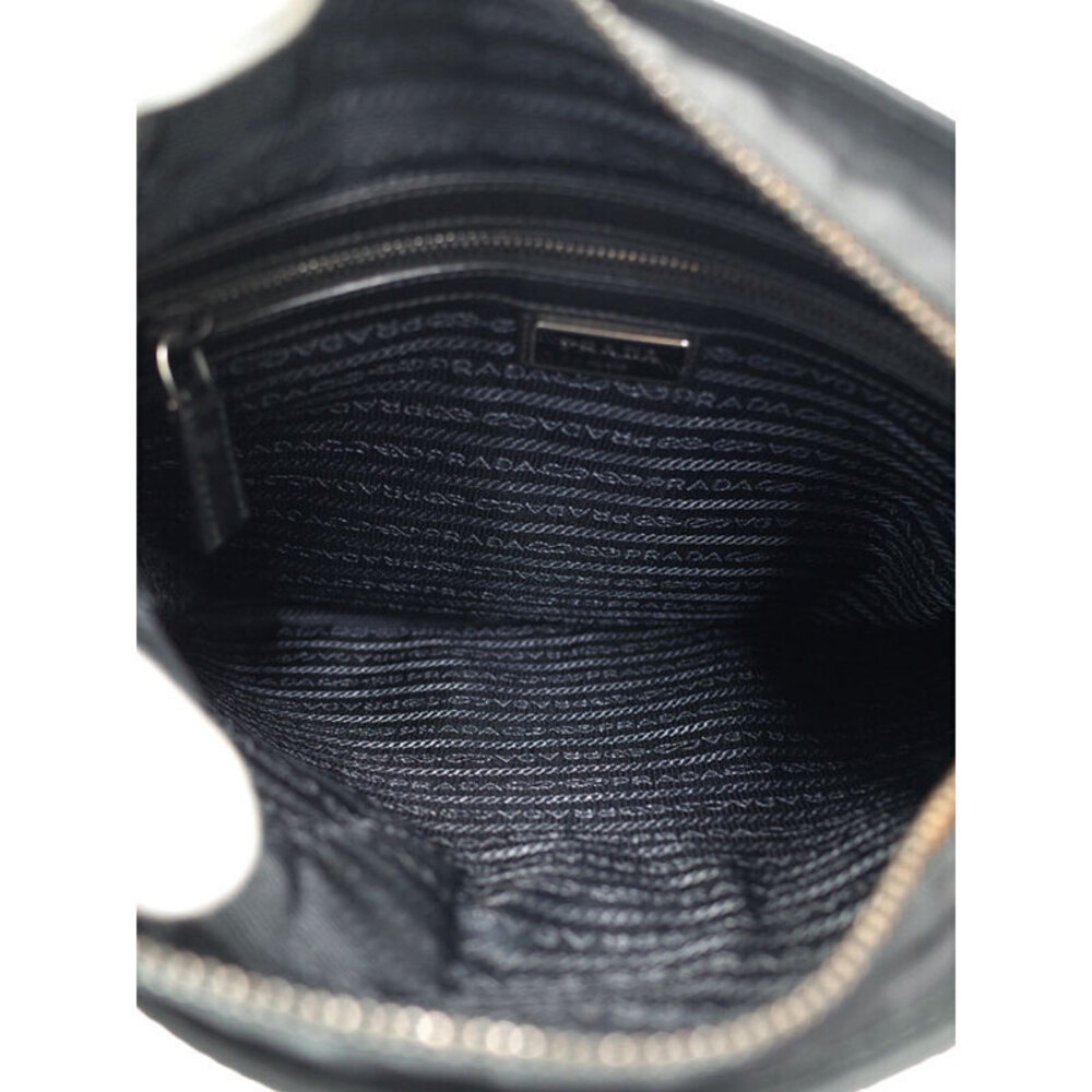 Prada Tessuto Crossbody messenger bag saffiano leather Black - Picture 3 of 5